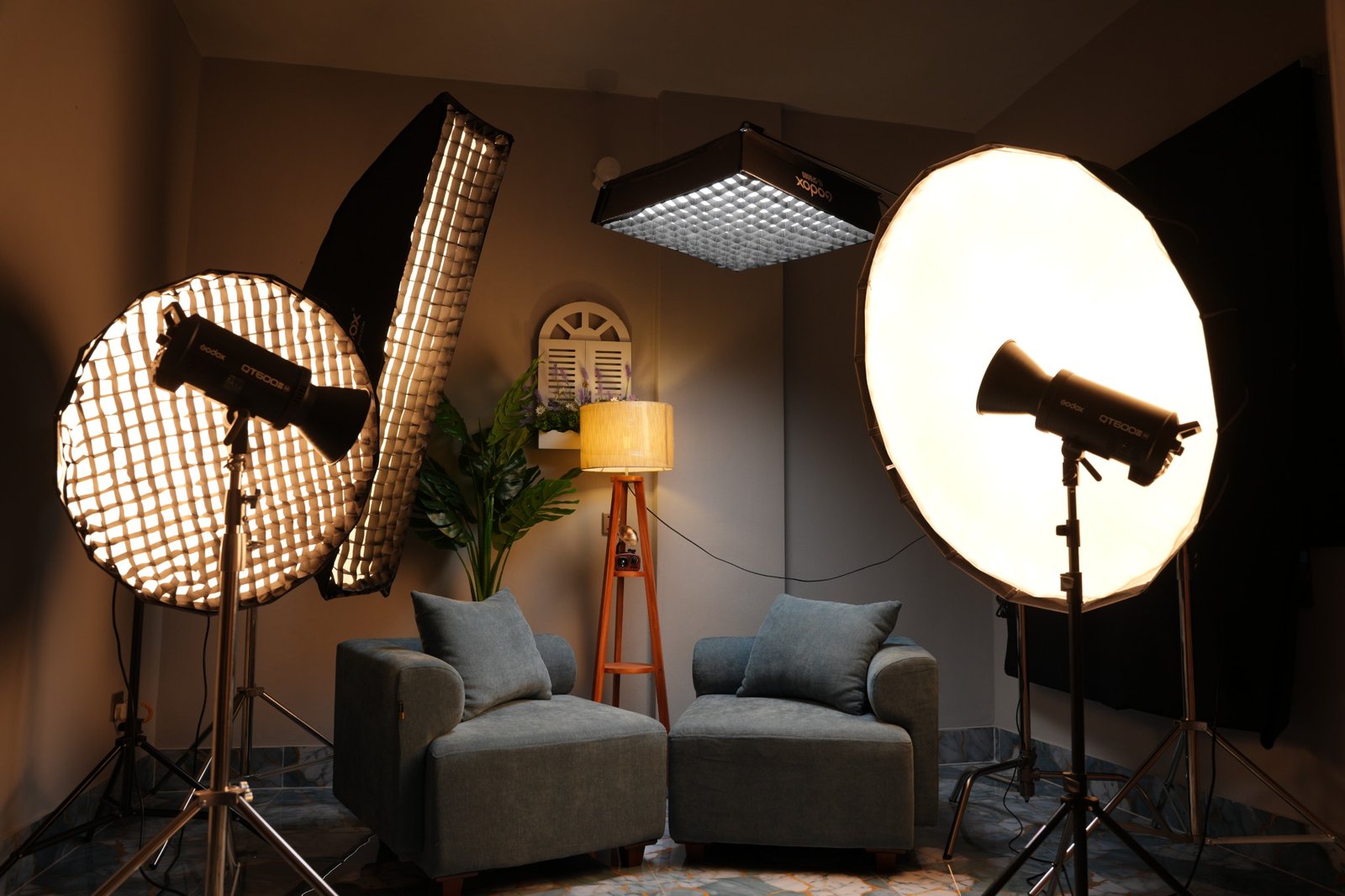 Studio production setup