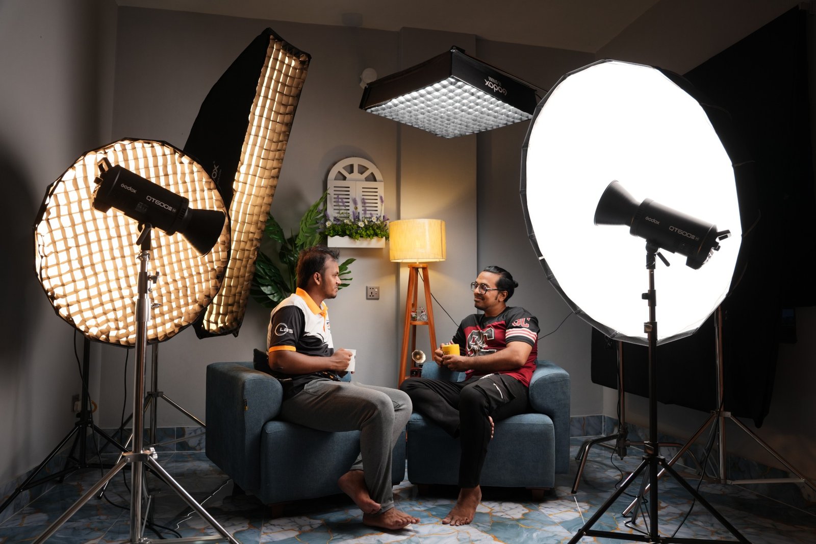 Interview production setup